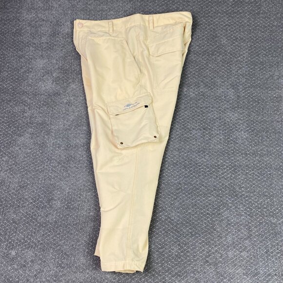Grundens Pants Men's 36S Yellow Breakwater Cargo Outdoor Fishing Fit 36 x 26 - Picture 7 of 14